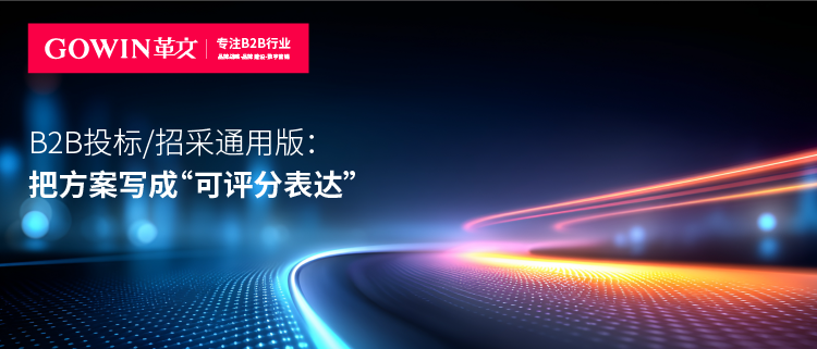B2B投标/招采通用版：把方案写成“可评分表达”