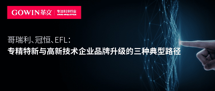 哥瑞利、冠恒、EFL：专精特新与高新技术企业品牌升级的三种典型路径