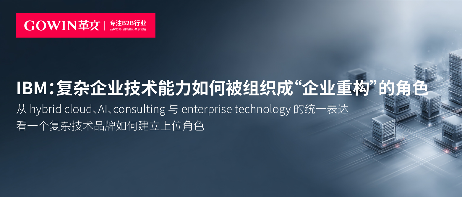 IBM：复杂企业技术能力如何被组织成“企业重构”的角色