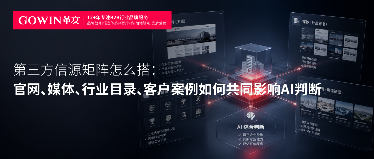 第三方信源矩阵怎么搭：官网、媒体、行业目录、客户案例如何共同影响AI判断