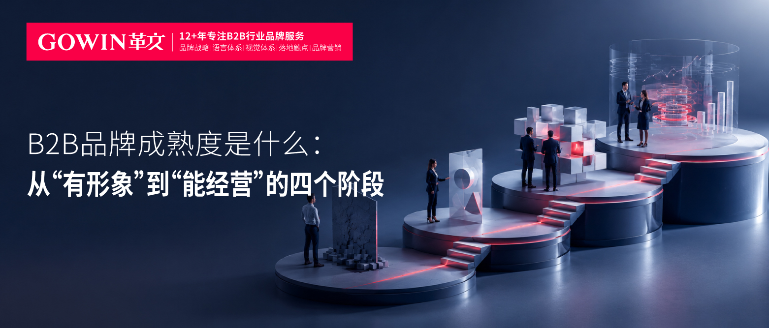 B2B品牌成熟度是什么：从“有形象”到“能经营”的四个阶段